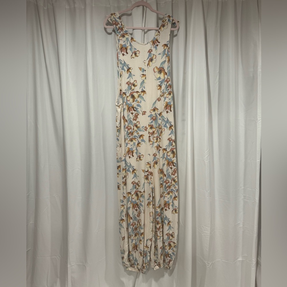 Free People Floral Jumpsuit